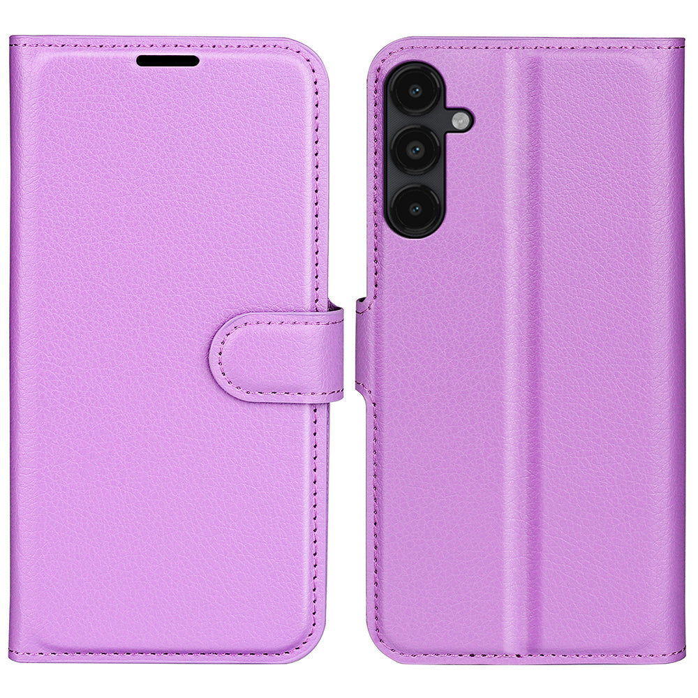 PU Leather Phone Shell for Samsung Galaxy M14 5G Litchi Texture Wallet Cover Stand Phone Case PU Leather Phone Shell for Samsung Galaxy M14 5G Litchi Texture Wallet Cover Stand Phone Case